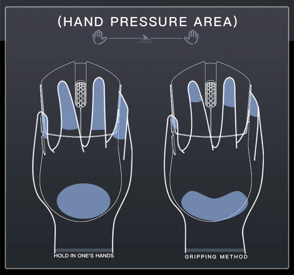 Darmoshark M3 V2 Ultralight Gaming Mouse with PAW3395 Sensor & 8K Polling