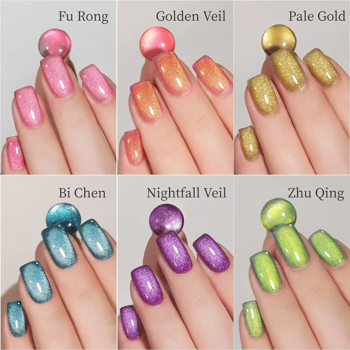 10ML Cat Eye Magnetic Gel Polish
