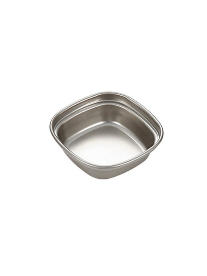 Korean Style Stainless Steel Sauce & Seasoning Serving Dish