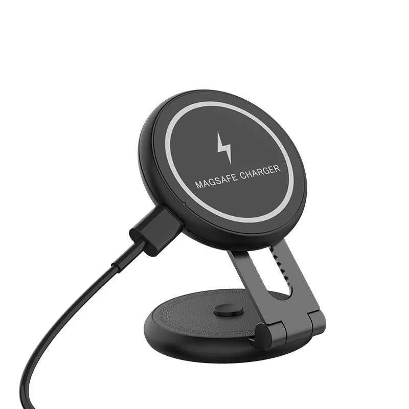 Magnetic Car Phone Holder For Tesla Model Y 3 Wireless Charger 360 Rotation