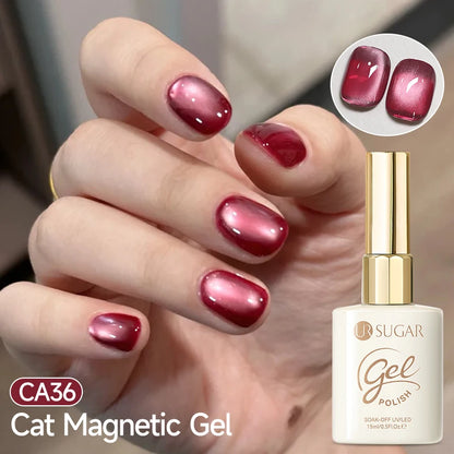 UR SUGAR 15ml White Cat Magnetic Gel Nail Polish