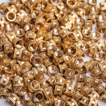 Brass Heat Threaded Insert Nut Assortment