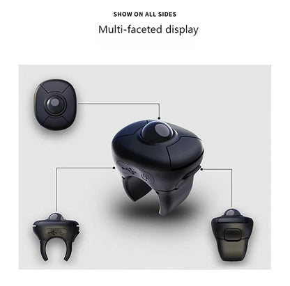 Wireless Finger Ring Trackball Mouse with Bluetooth & 2.4GHz