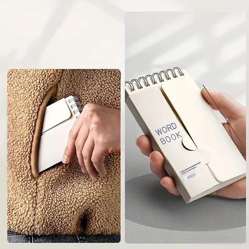 Portable Vocabulary Memory Notebook