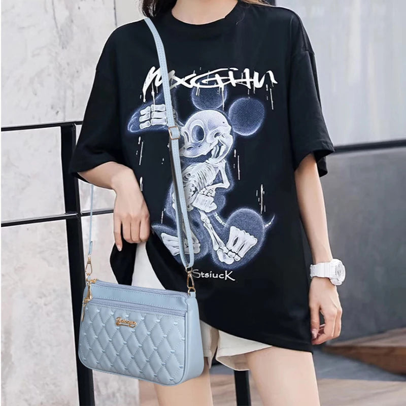 Embroidered Satchel Handbag