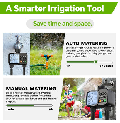 Smart 2-Zone Irrigation Water Timer