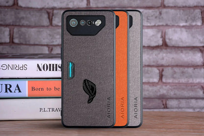 Textured Leather Phone Case for ASUS ROG Phone 6 & 7