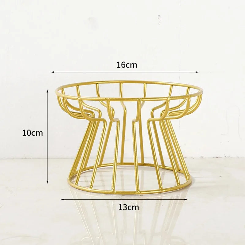 Elevated Ceramic Cat Food Bowl with Metal Stand