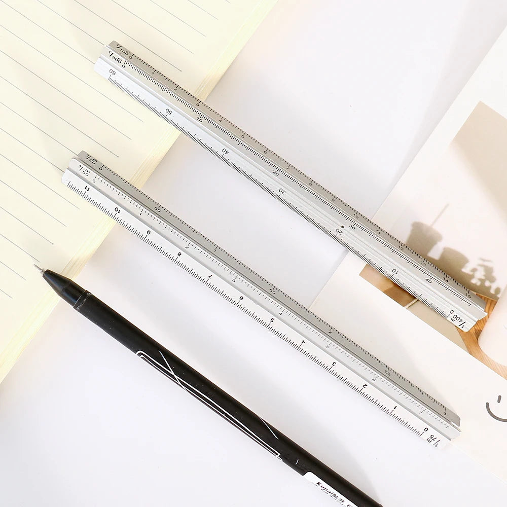 Aluminium Triangular Scale Ruler