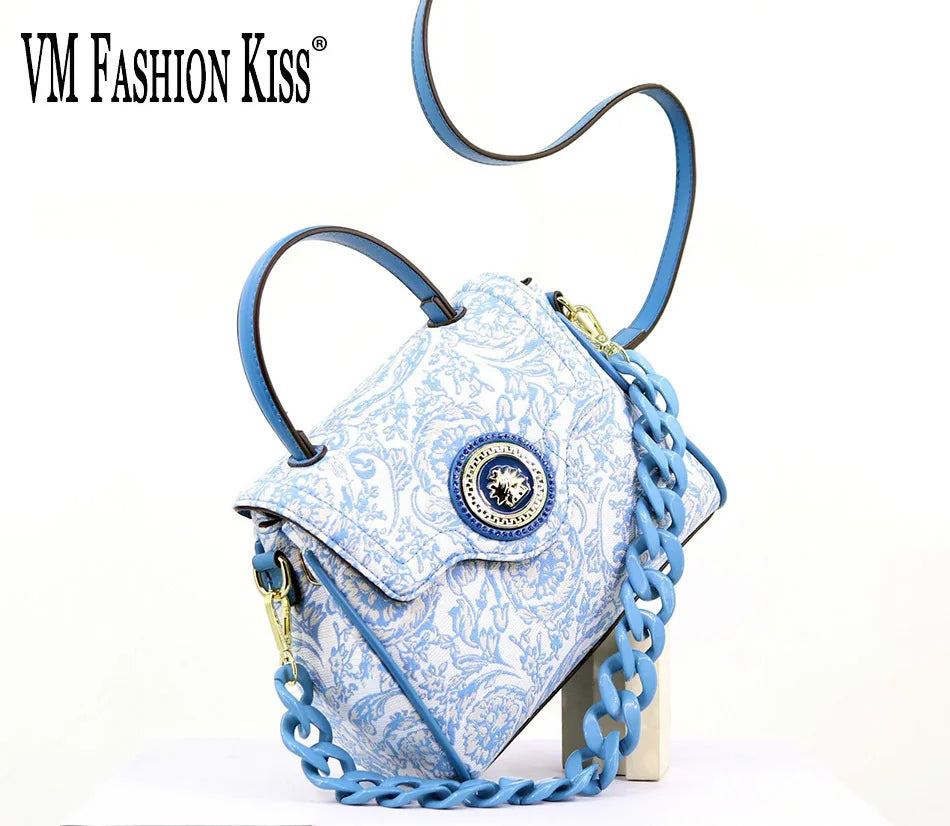 Luxury Women's Crossbody Bag with Fashion Chain Strap