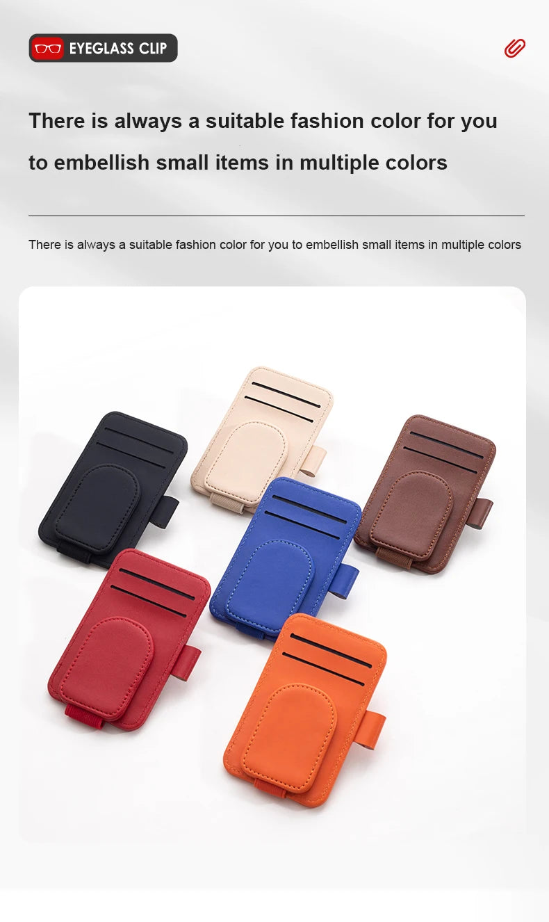 Car Sun Visor Glasses Holder