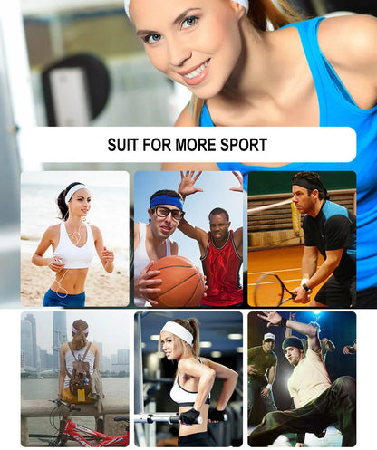 AOLIKES Cotton Sports Sweat Headband