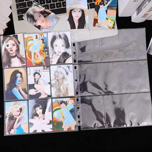 A4 9-Pocket Trading Card Binder Sleeves
