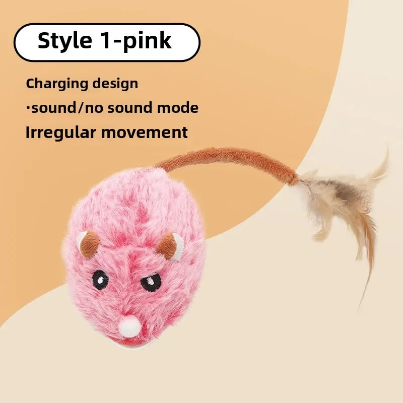 Interactive Moving Mouse Cat Toy
