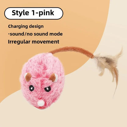 Interactive Moving Mouse Cat Toy