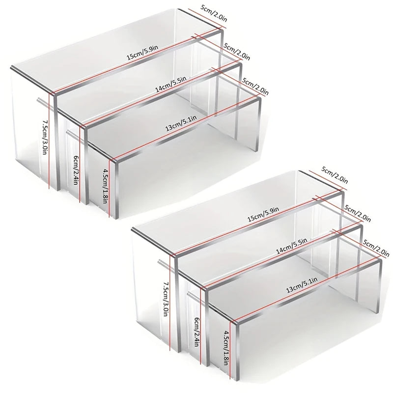 Clear Acrylic U-Shaped Display Stand