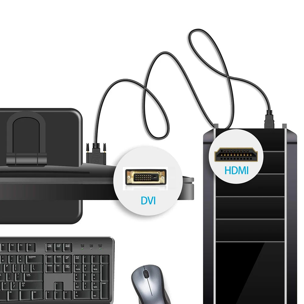 HDMI to DVI Bi-Directional Cable