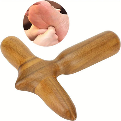 Wooden Foot Massage Reflexology Tool