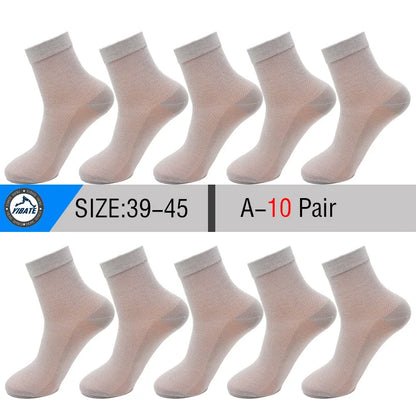 Men’s Bamboo Fiber Mesh Socks 10 Pairs
