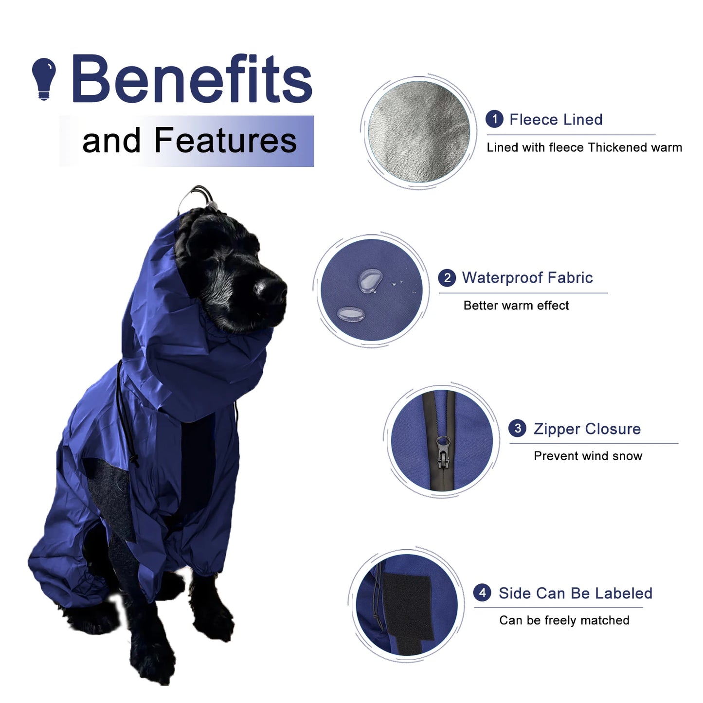 Winter Warm Waterproof Dog Jacket