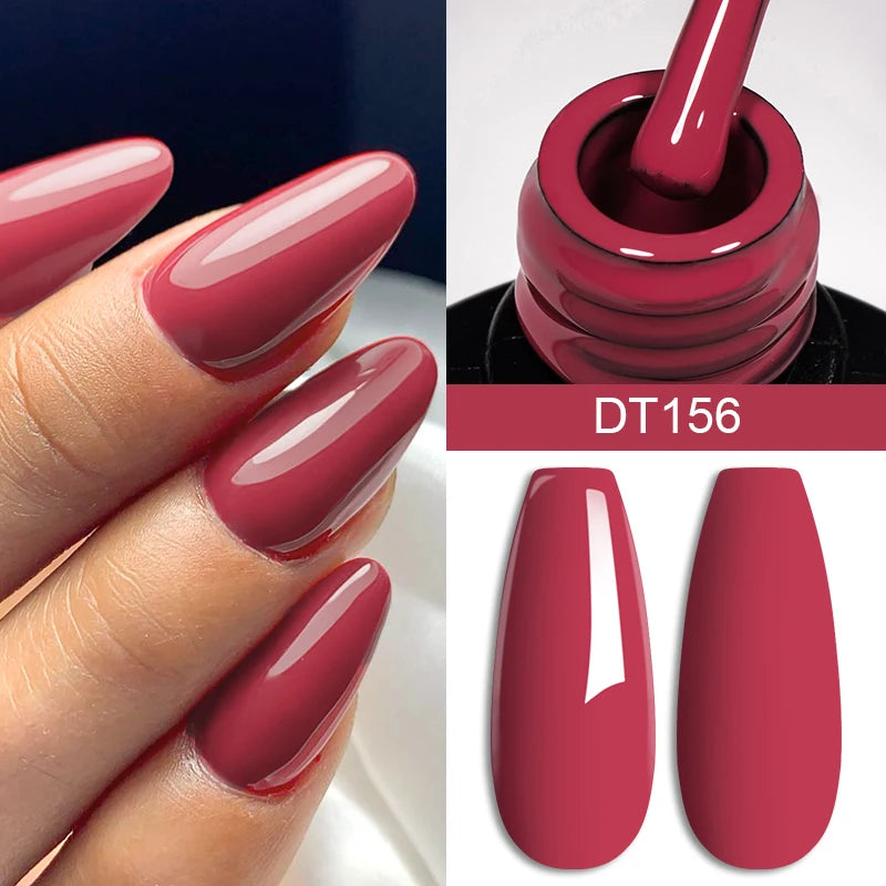 MEET ACROSS 7ml Red Gel Nail Polish
