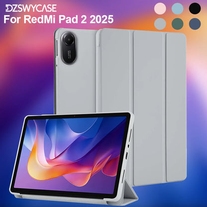 Silicone Trifold Case for Redmi Pad 2 11-Inch 2025