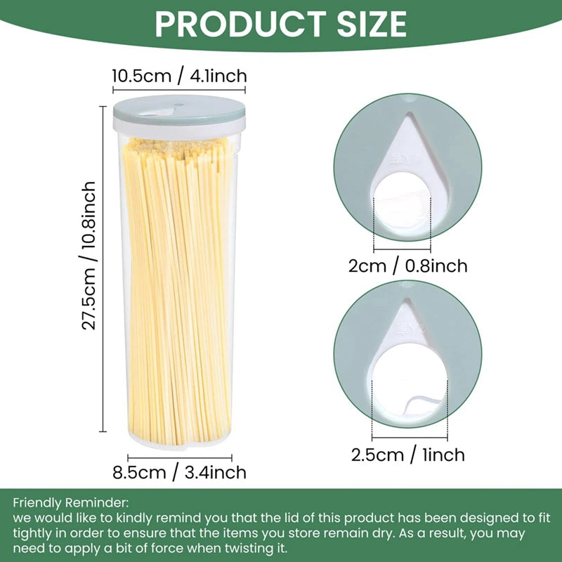 Sealed Pasta Storage Container