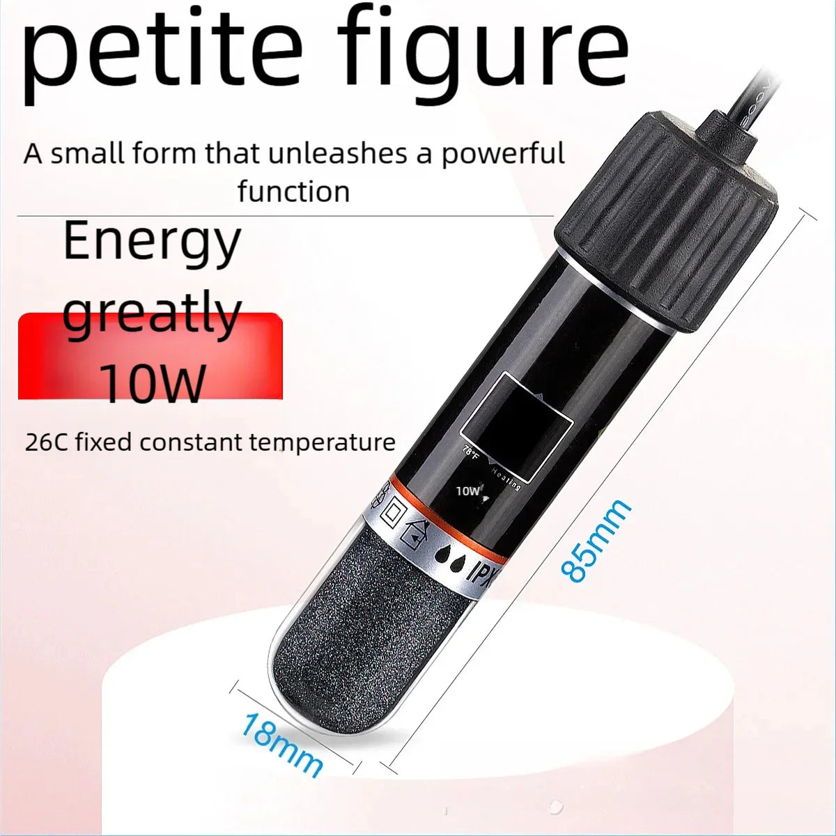 USB Mini Aquarium Heater 10W for Small Fish Tanks