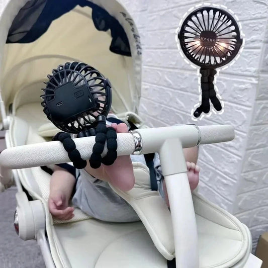 Portable Flexible Tripod Fan