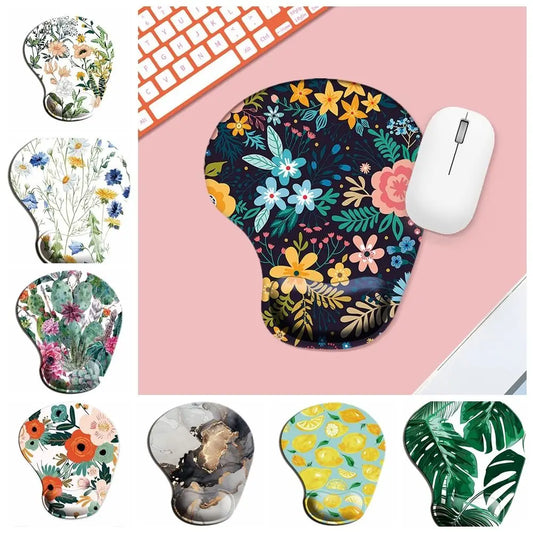 Ergonomic Silicone Mouse Pad with Wrist Rest for Home, Office & Gaming