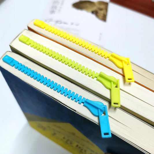 Creative Zipper Bookmark Page Marker