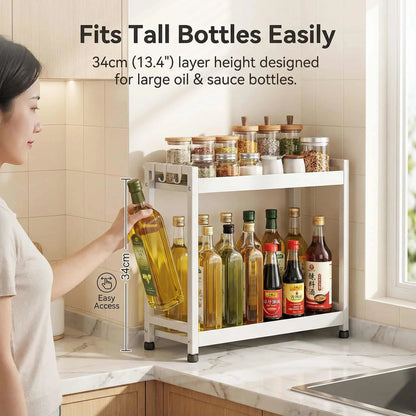 Wall-Mounted Kitchen Storage Shelf