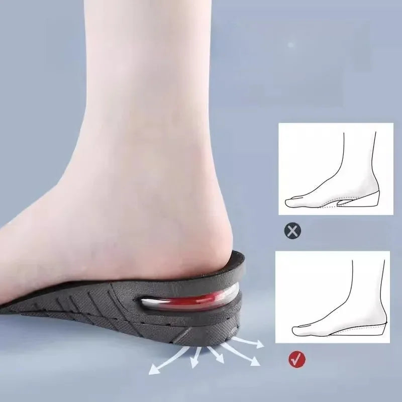 Invisible Elevated Air Cushion Height Increase Insoles