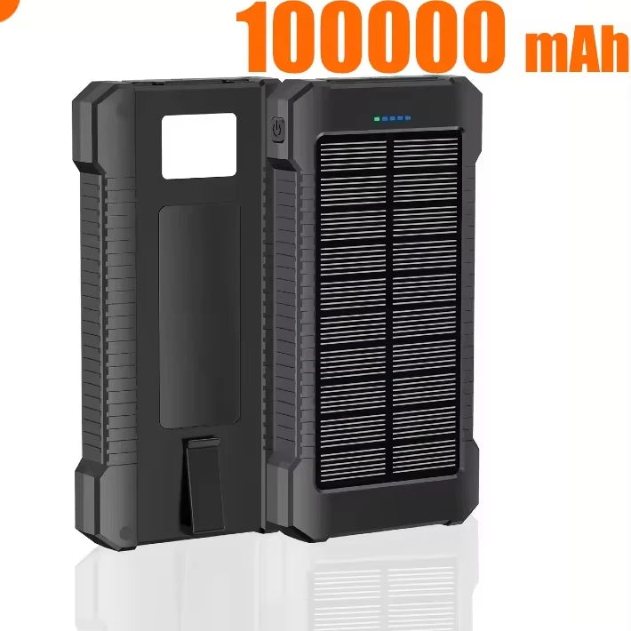 Solar Power Bank with Flashlight