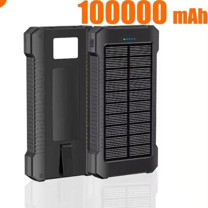 Solar Power Bank with Flashlight
