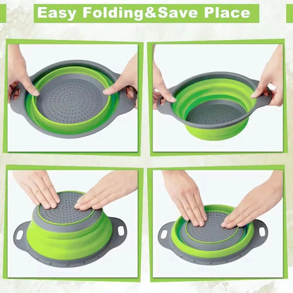 Foldable Fruit & Vegetable Drain Basket
