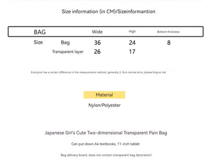 Anime Ita Crossbody Display Bag
