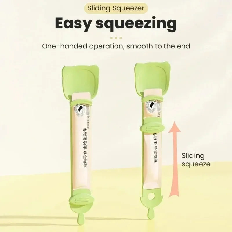Long Handle Cat Wet Food Squeeze Spoon