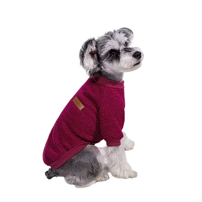 Warm Fleece Dog Pullover Jacket