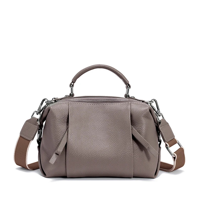 Women’s Genuine Cowhide Leather Shoulder Bag