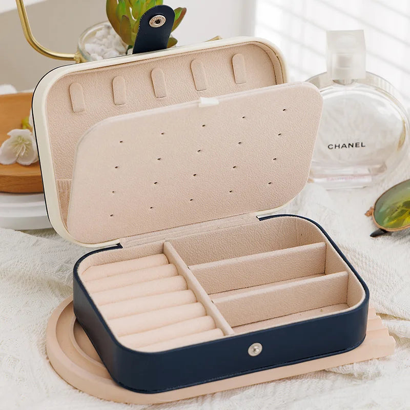 Portable Travel Jewelry Organizer Case