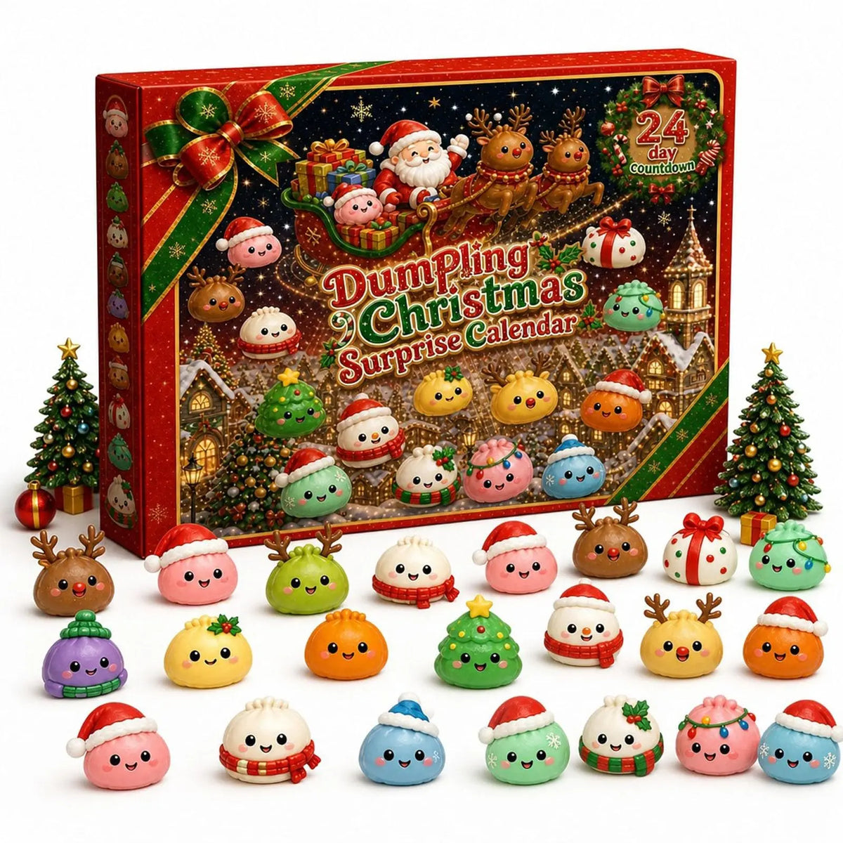 24-Day Christmas Squishy Advent Calendar
