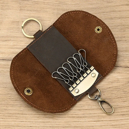 Genuine Leather Key Organizer Case