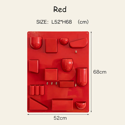 Wall-Mounted Modular Storage Organiser Board