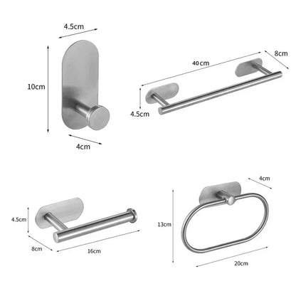 Wall Mount Stainless Steel Towel Bar