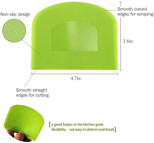 Flexible Dough Scraper Set