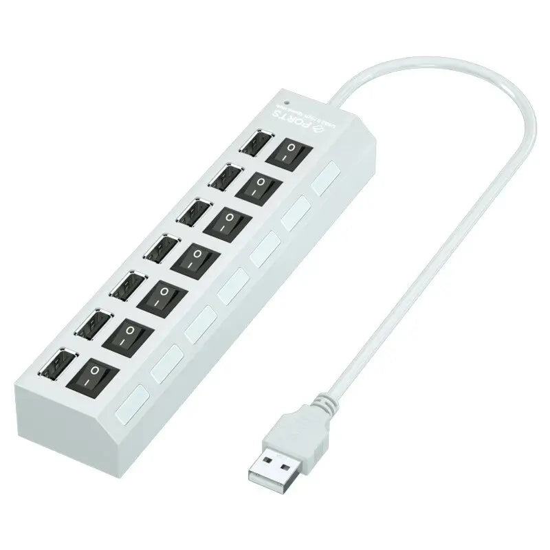 USB 2.0 Multi-Port Hub with Switches