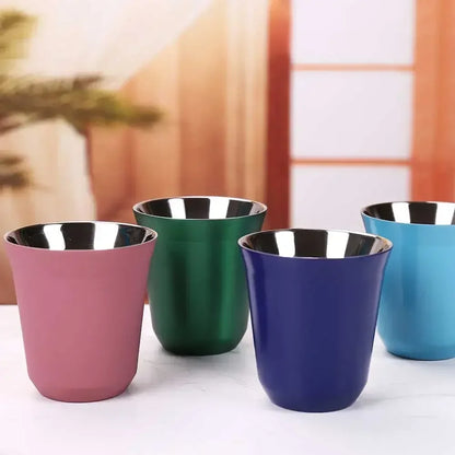 Insulated 80ml & 160ml Stainless Steel Coffee Cup