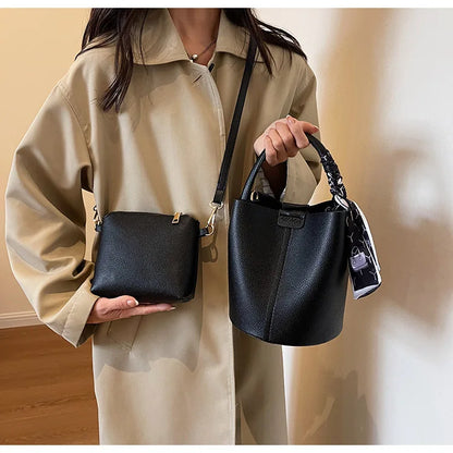 Crossbody Bucket Bag