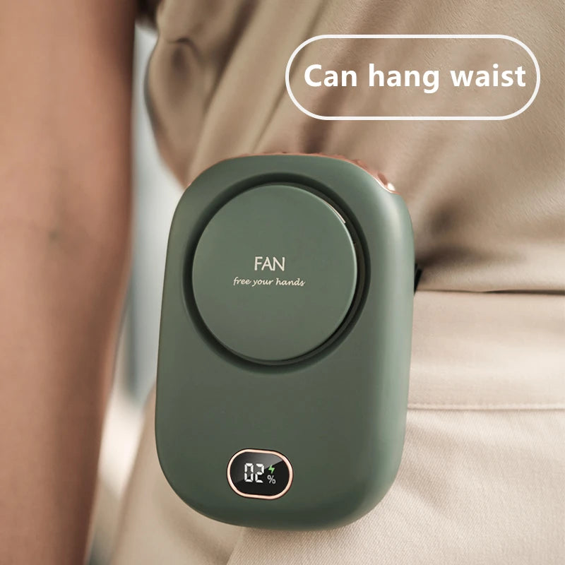 Wearable Personal 3 Speed USB Portable Fan